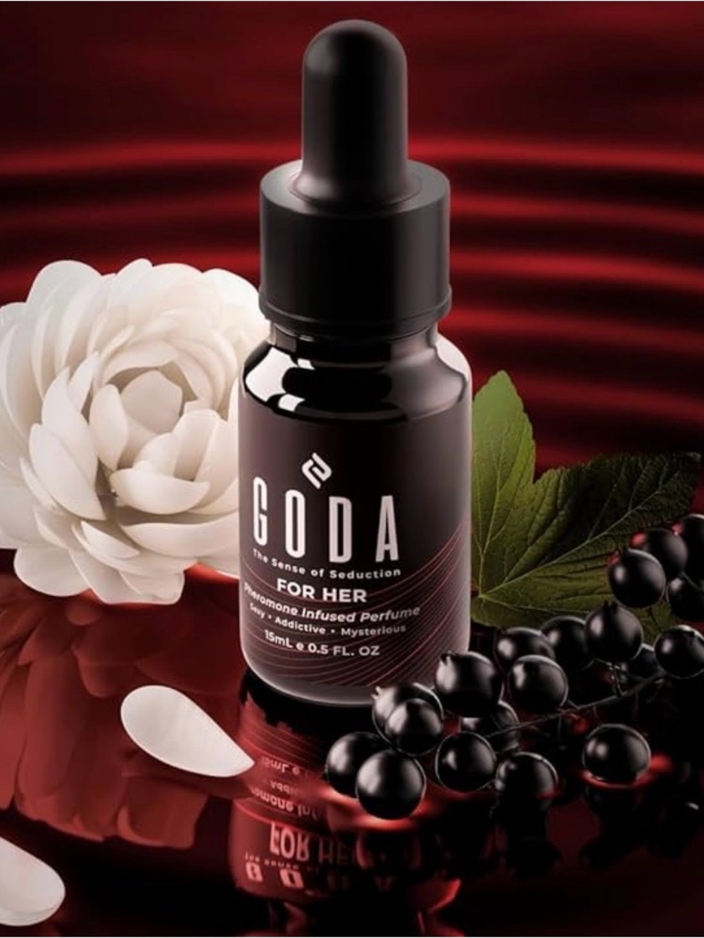 GODA Gift Set: Silk Body Oil and For Her Fragrance Oil - Picture 3 of 7